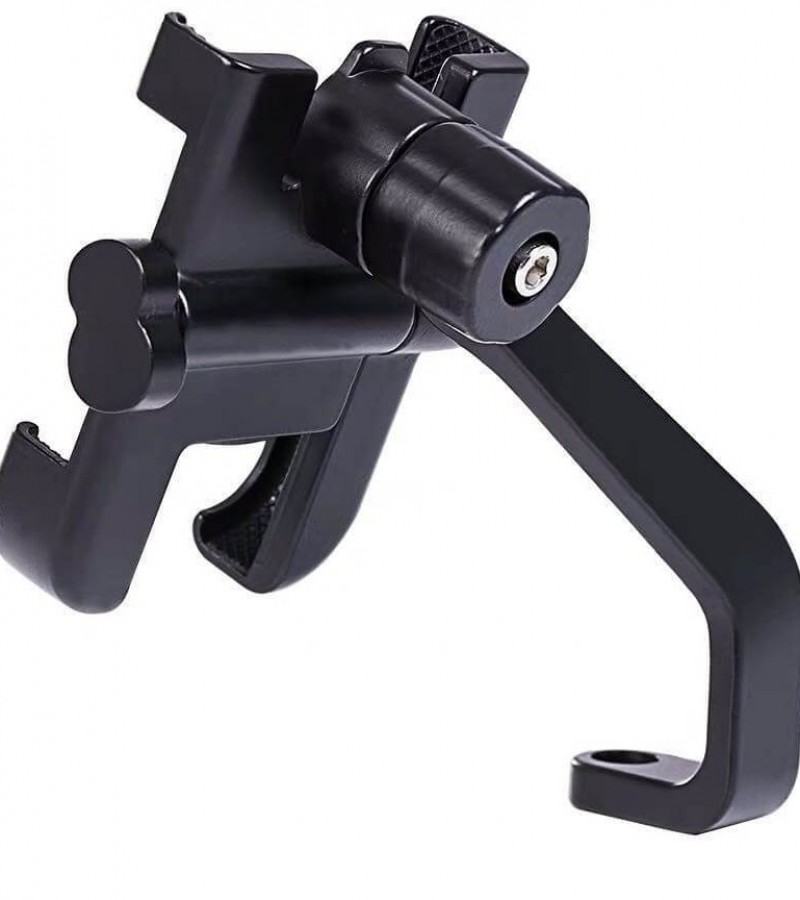 C2 Universal Metal Phone Mobile Holder Motorcycle Bike 360 Degree Rotation