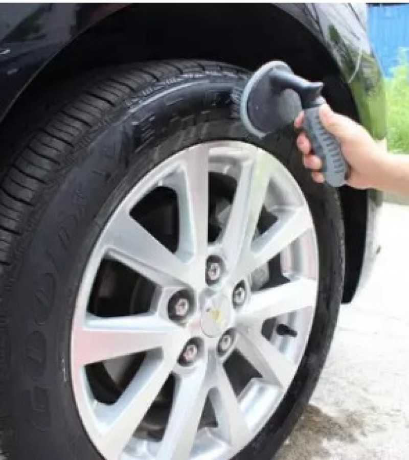 Multi-Functional Car Tyre Cleaning Brush Wheel Brush Car Washing Tool T-Type