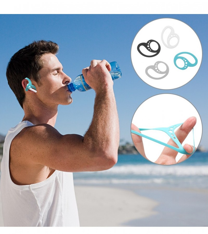 Silicone Anti Fall Ear Protector Anti-Lost Bluetooth Earbuds Earphone Protector - 1Pair