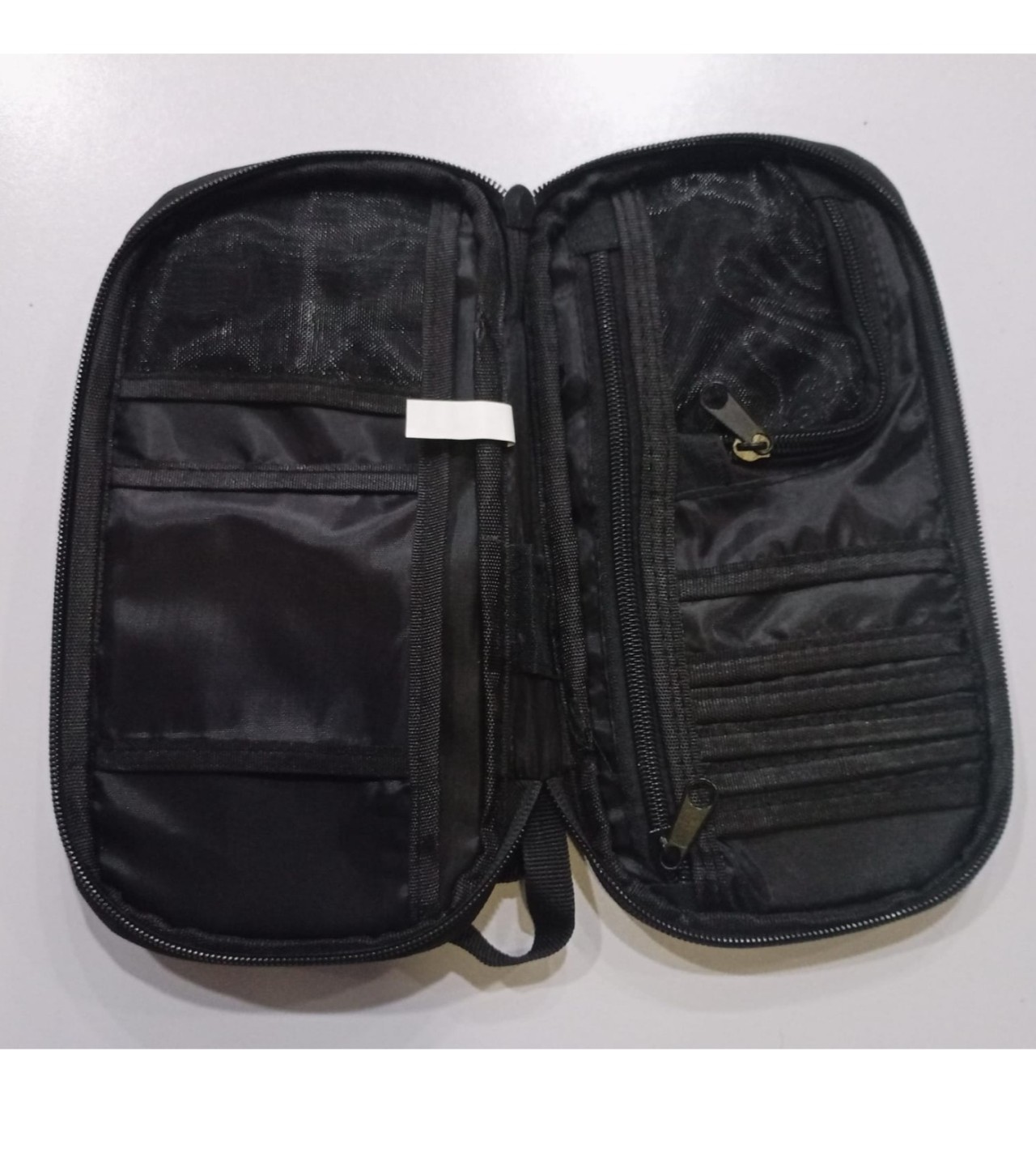 Zippered Travel Storage Bag Passposrt Card Ticket Documents Protection Pouch - Multi